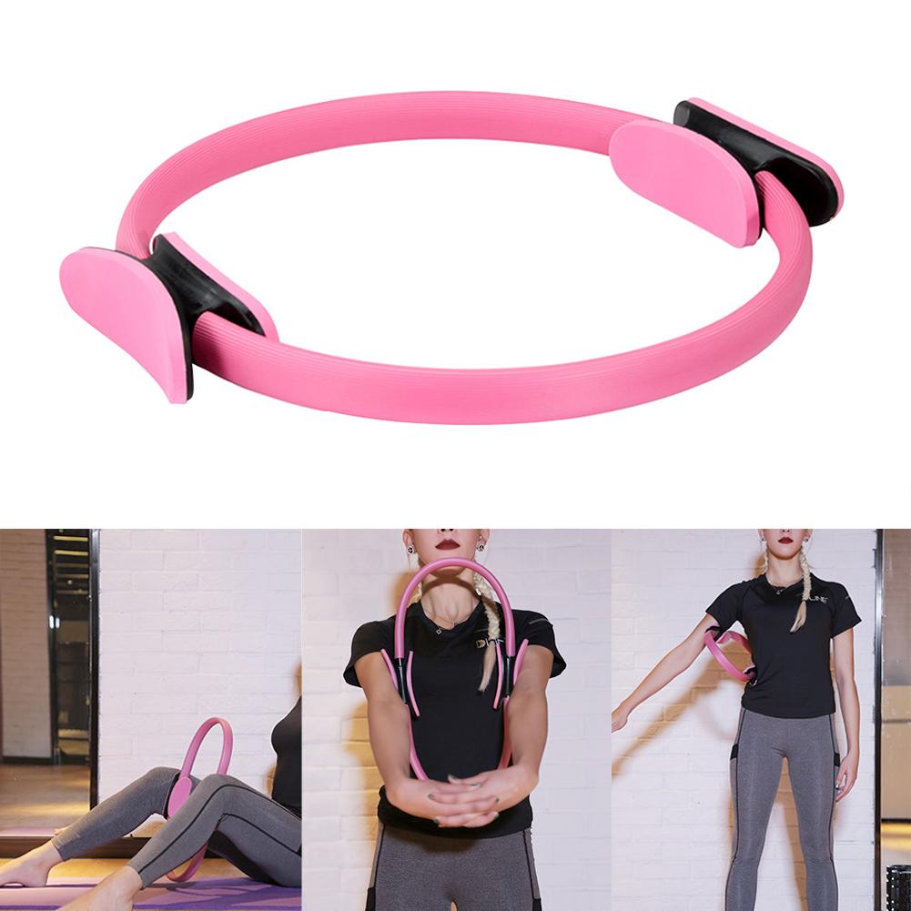Yoga Magic Circle PP Dual Grip Pilates Ring Body Building Training Circle Fitness Circle Yoga Resistance Circle Workout Tools