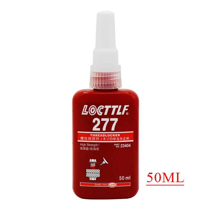 Locttlf-adhesivo anaeróbico para tornillos, pegamento para todo tipo de rosca de Metal, 50/250ml, 222, 241, 242, 243, 262, 263, 271, 272, 277, 290: 277 50ml