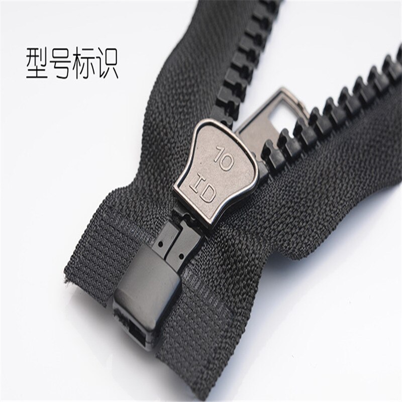 1piece No. 10 resin opening long zipper extra long zipper top coat zipper large tent zipper