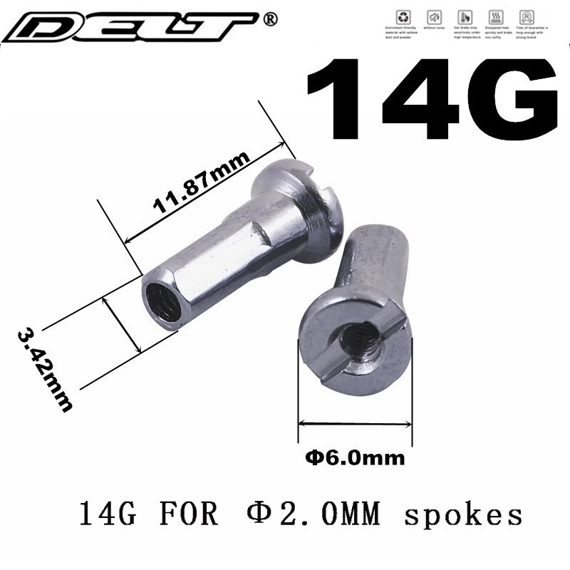 Fahrrad Speichen Nippel Kappe STRAßE MTB Berg Fest Getriebe E-Fahrrad Ende Spitze CU 12/13/14G x 12MM Zubehör
