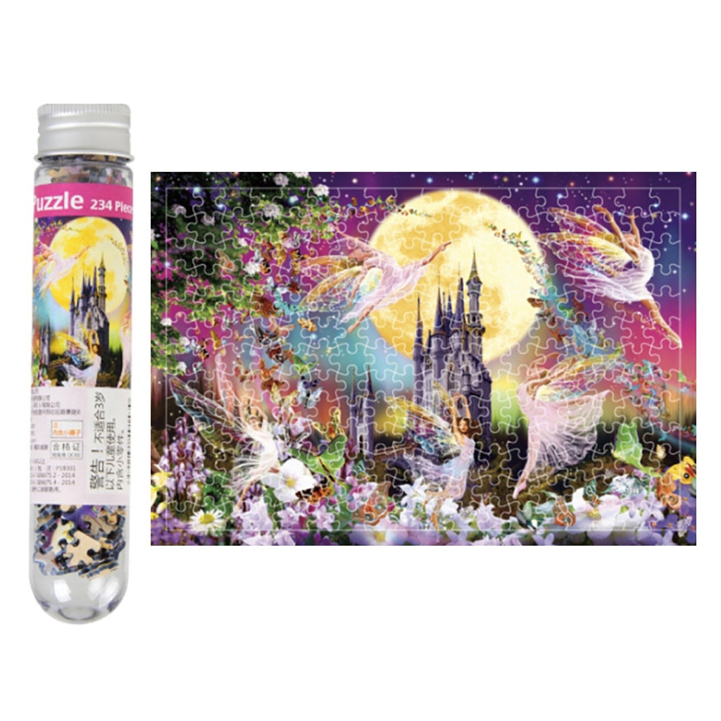 Puzzle 150 Pieces Adults Mini Circular Tube Puzzles rompecabezas 150 piezas Puzzle Game Children jigsaw puzzles 150 for adults