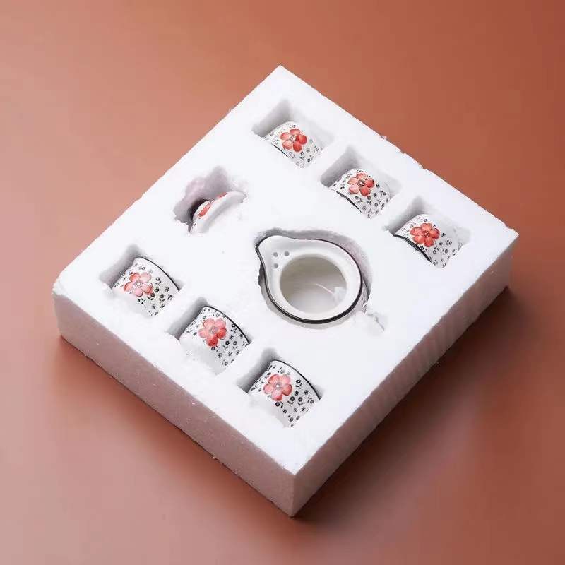 Luxury Chinese-style Tea Set Ceramic 7-piece Set Teapot Teacup Teapot Full Set of Ceramic Kung Fu Tea Set For Making Tea: 1