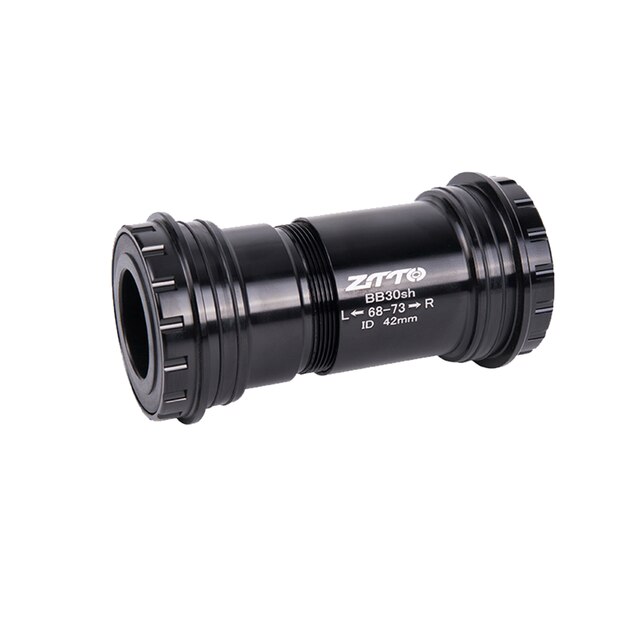 ZTTO prasa rowerowa pasuje robić wspornika dolnego oś BB30 24 adapter łożyska ceramiczne robić roweru szosowego MTB 24mm mechanizm korbowy: BB30-24 czarny