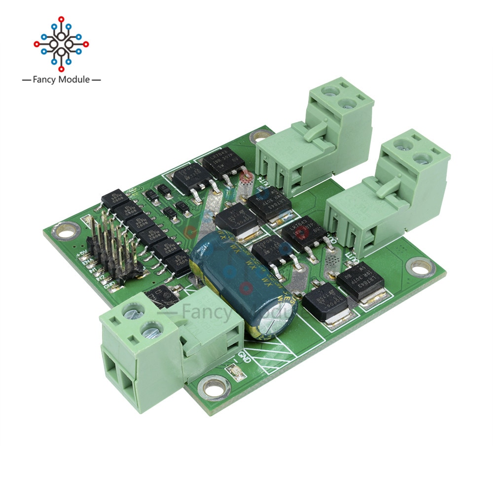 Podwójny moduł sterownika silnika prądu stałego deska robić chleba mostek H L298 sterowanie układami scalonymi DC 12-24 V 7 A 160 W