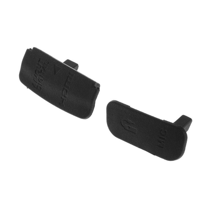 Interfaz USB AV OUT micrófono HDMI cubierta inferior de la puerta de goma para cámara Canon 600D
