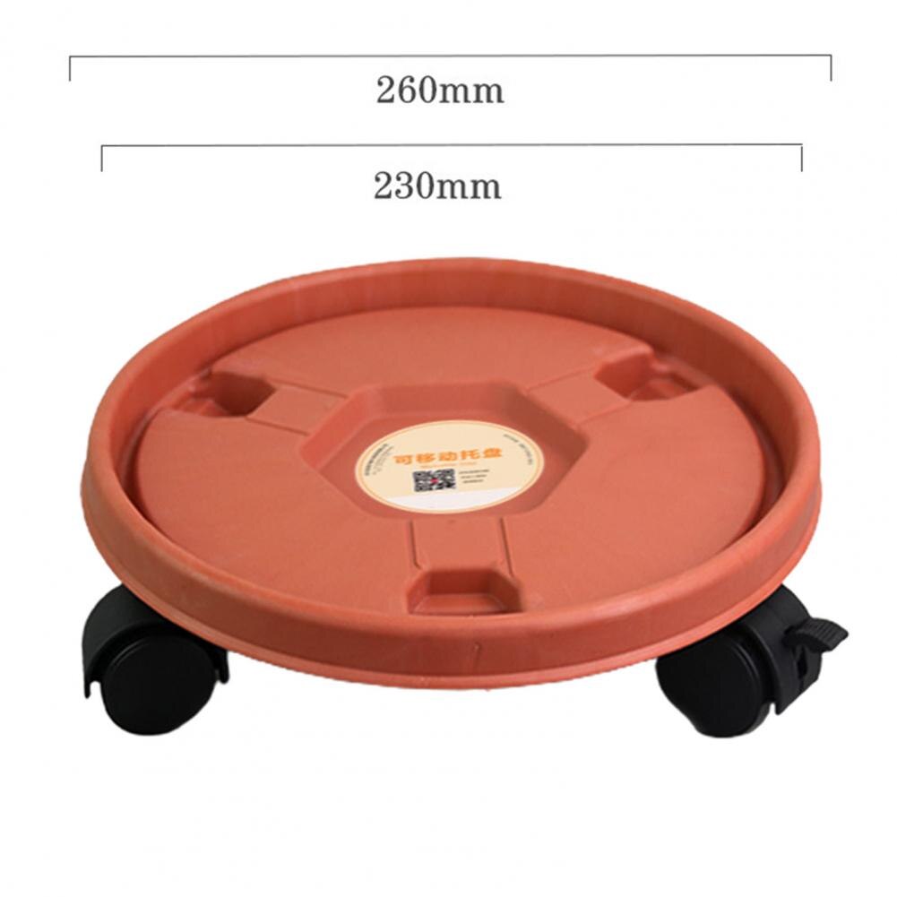 Pot Wheels Decorative High Loading Capacity Plastic Plant Pot Mover Planters Garden Supplies Pot Trays Accessories