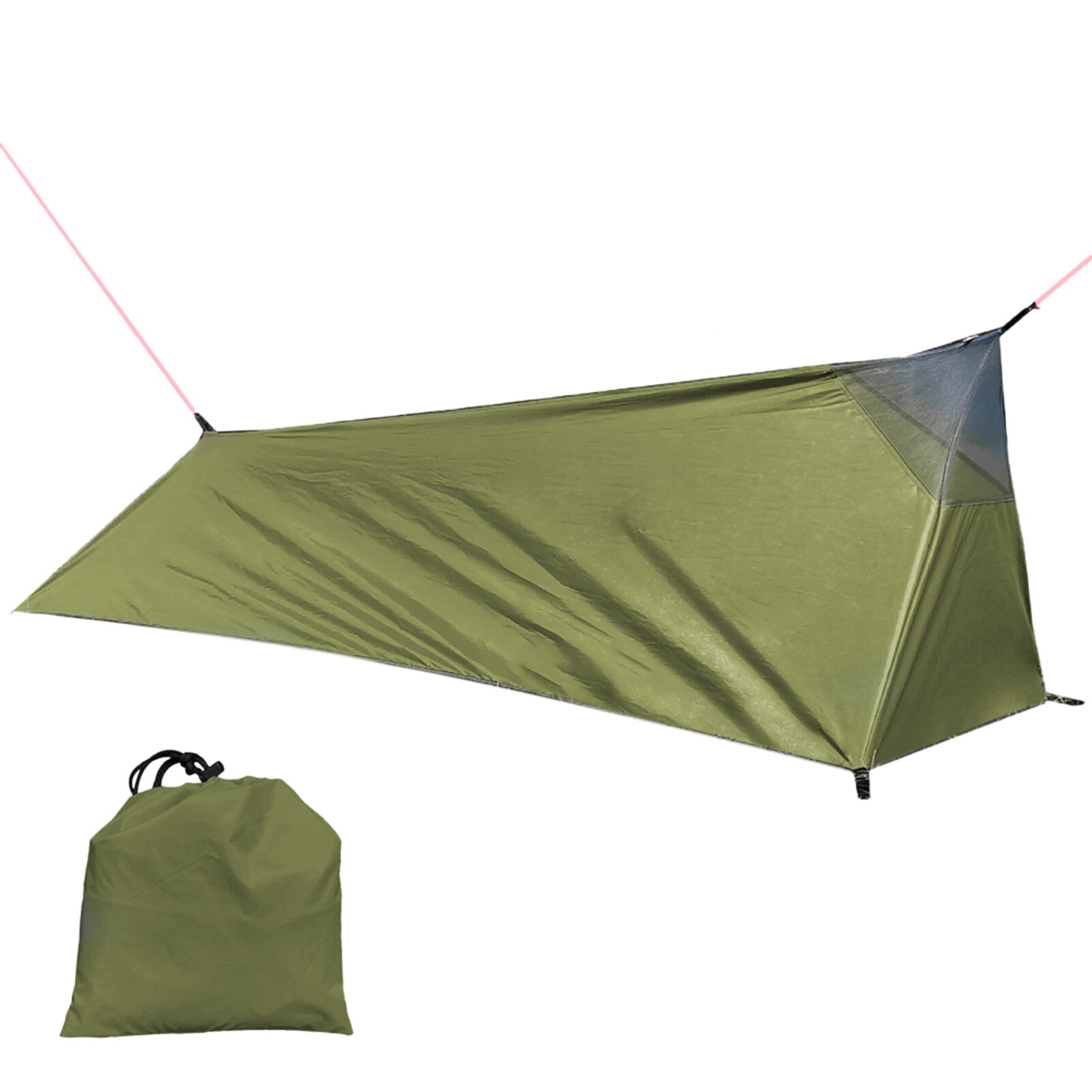 Camping Luifel Outdoor Slaapzak Tent Draagbare Ultra-Lichtgewicht Luifel Waterdichte Tent Voor Camping Vissen Accessoires