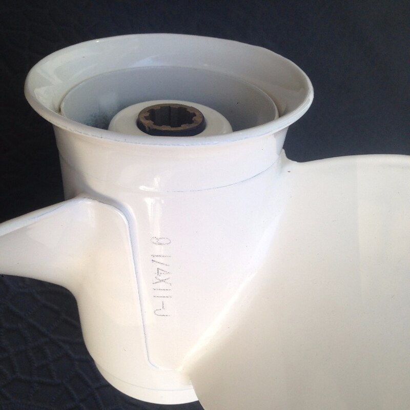 Ship Propeller Parts Marine 9 1 / 4x11 Accessories For 8-tooth Spine Aluminum 15hp 9.9hp