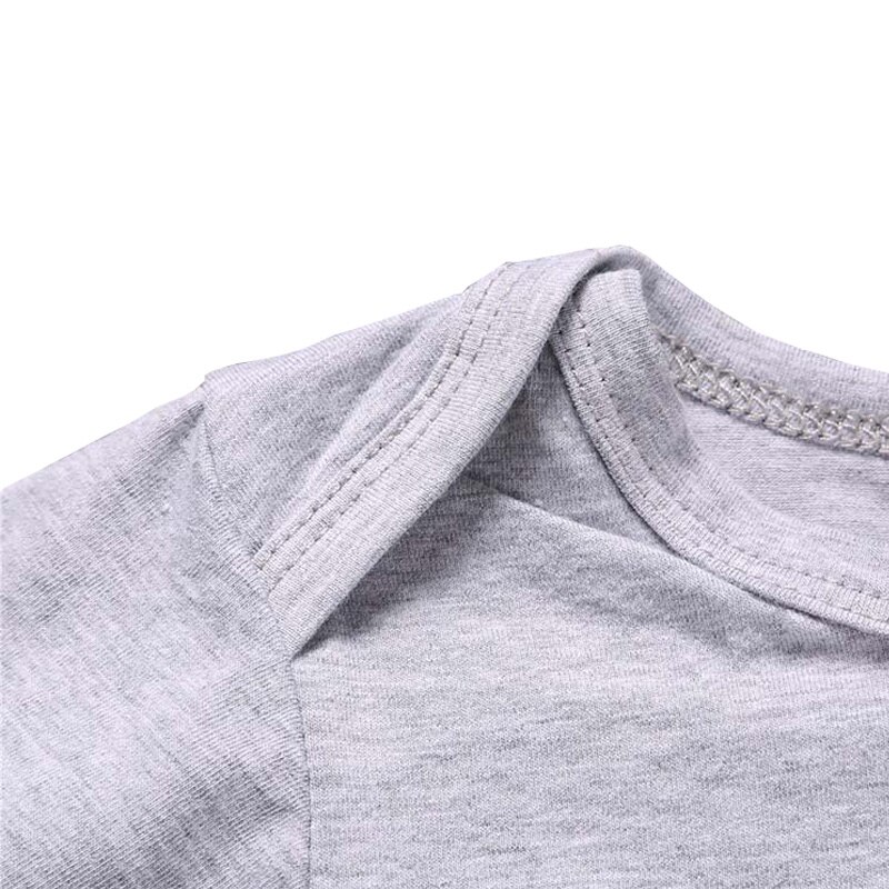Halilo Lange Hülsenspielanzug Baumwolle Patchwork Baby Boy Kleidung Weihnachten Kostüm Infant Jungen Overall Baby-Body 9- 24 M