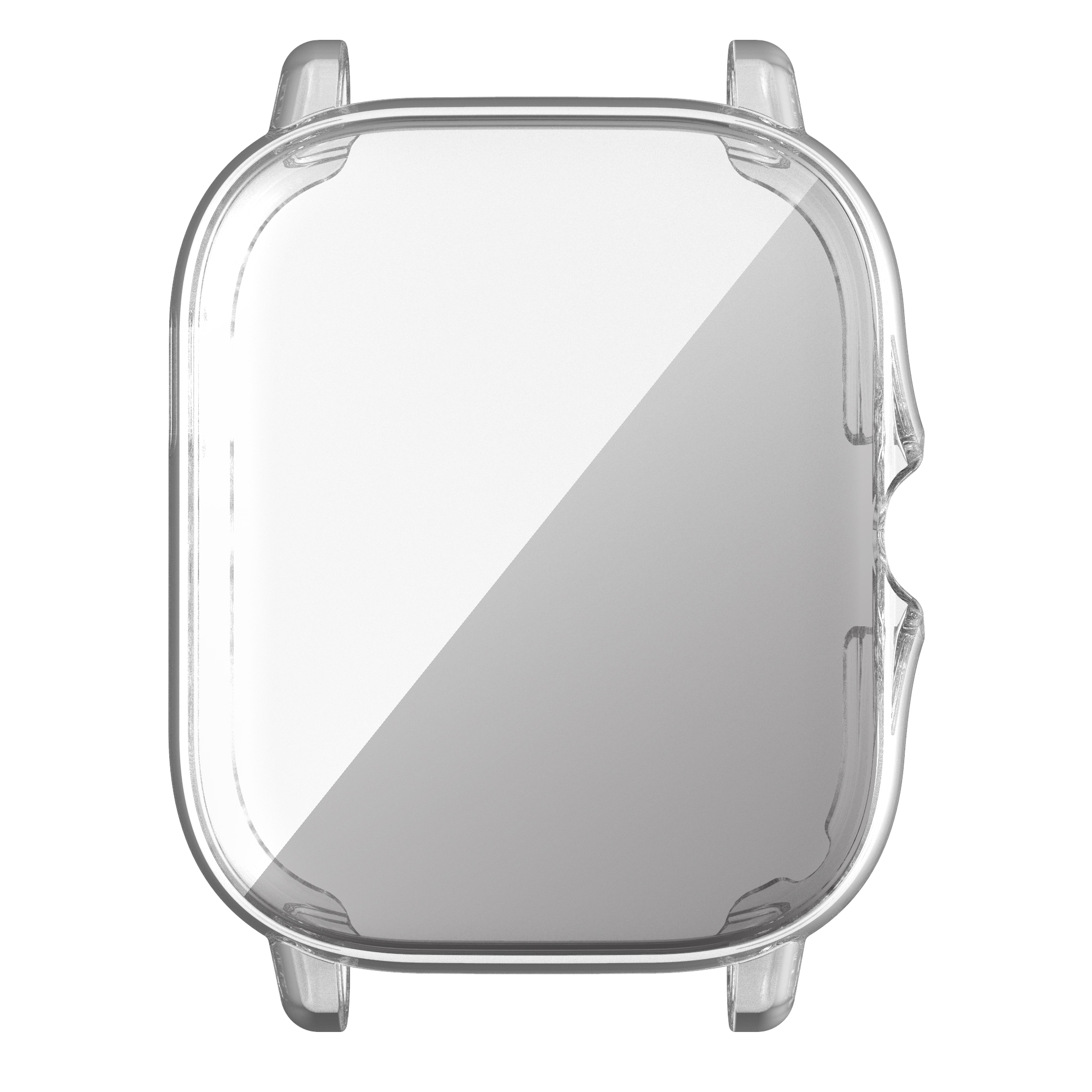 Funda protectora de TPU para Amazfit GTS 2/2e/3/4, funda protectora de pantalla para Huami Amazfit Bip U/GTS 2 Mini, carcasa protectora para reloj: XXXXXL / Transparente