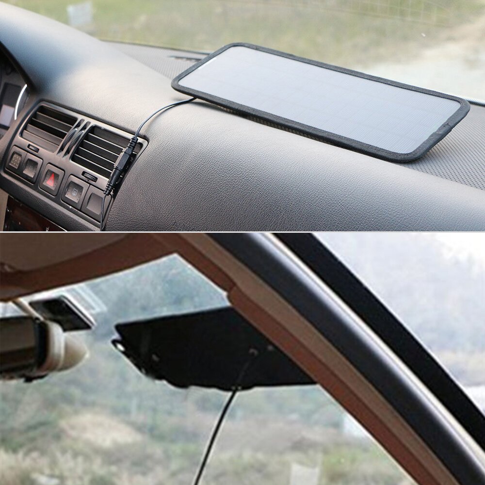 Painel solar portátil universal para carro, barco, 12v, 4.5w, carregamento de bateria, uso externo