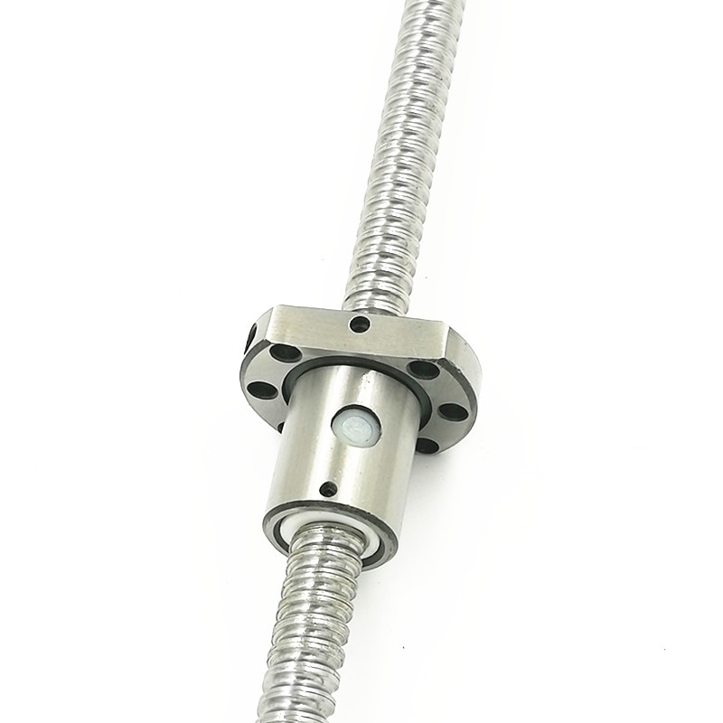 FREIES keine bearbeitete 1204 Ball Schraube Gerollt C7 kugelumlaufspindel SFU1204 150 200 250 300 350 400 450 500 550 600 650mm CNC teile