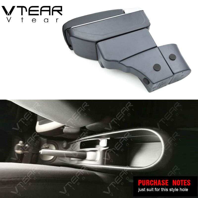 Vtear Voor Nissan Note Accessoires Armsteun Lederen Arm Rest Usb Opbergdoos Decoratie Middenconsole Interieur Parts Auto