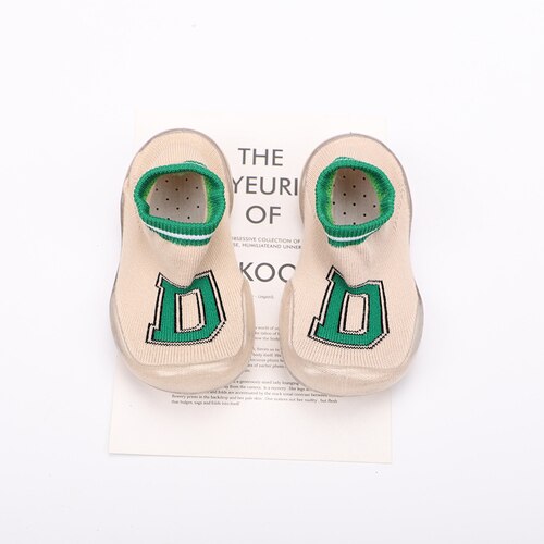 Märke baby skor pojkar flickor småbarn skor första walkers härlig baby walking sheos barn halkfria sneakers: Kaki / 22-23( innersula 13.5cm)