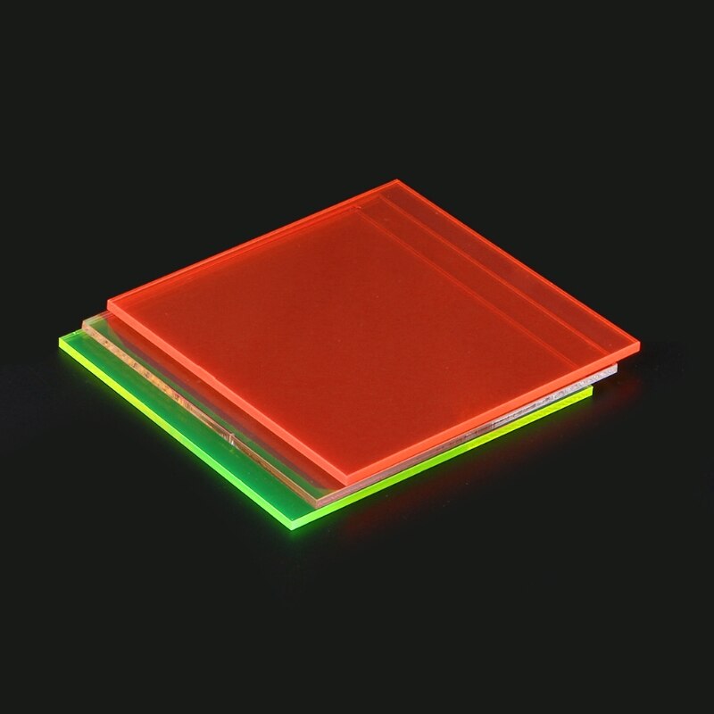 1pc Colored Acrylic Sheet Board 8*8cm DIY Toy Accessories Model Making