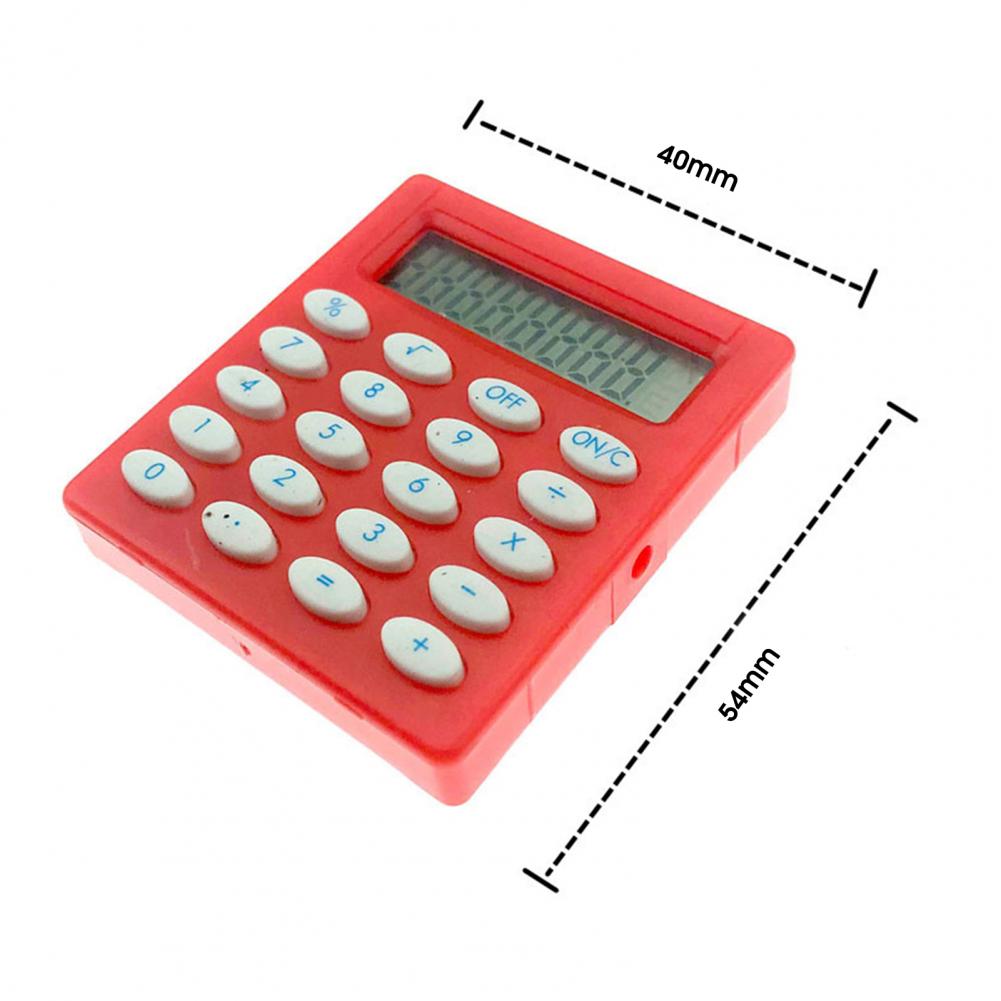 Mini Calculator Battery Powered High Accuracy Portable 8-Digit Display Student Calculator Office Supplies