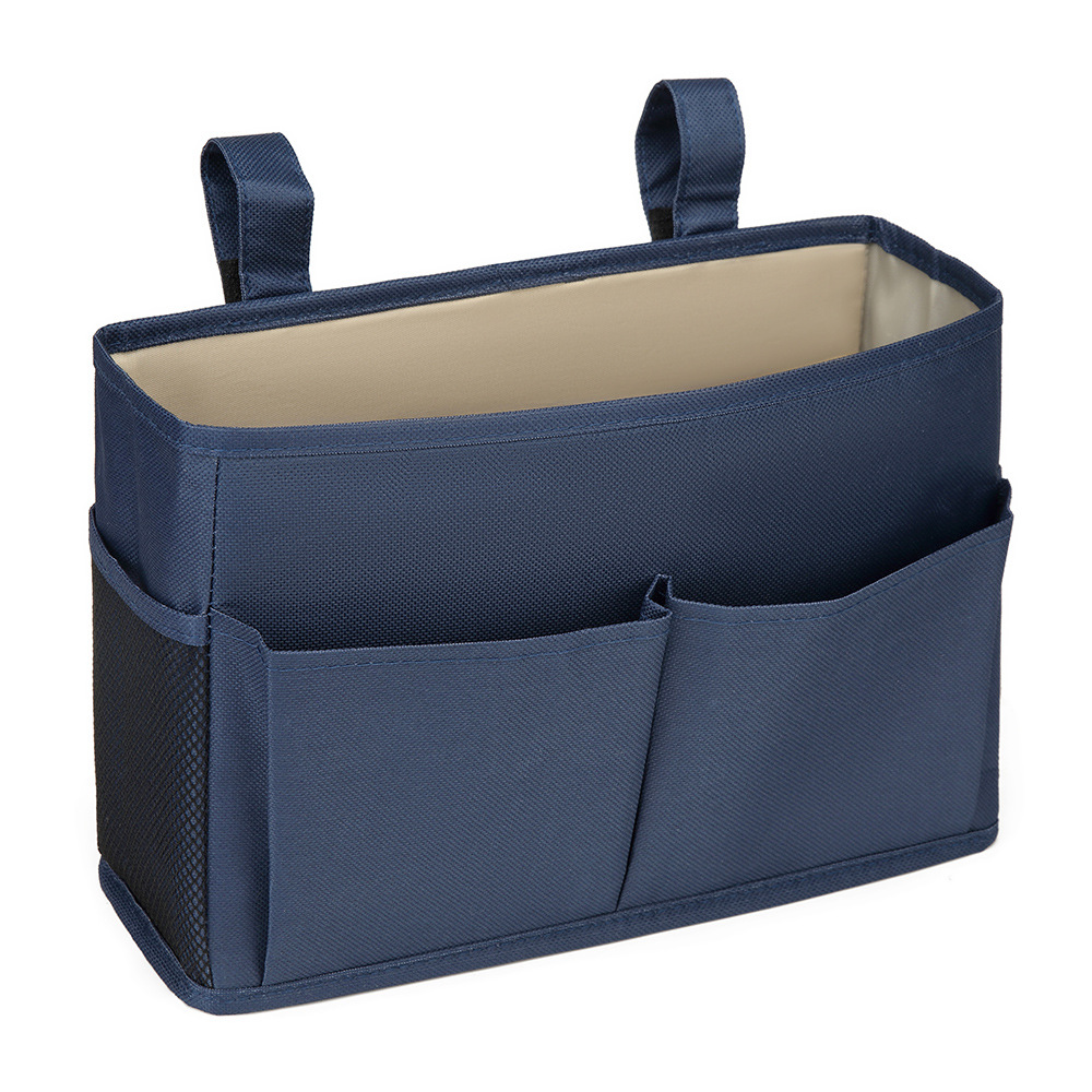 Nachtkastje Organizer voor stapelbedaccessoires Slaapzaalopslag voor nachtkastje Plank en stapelbed Plank Bed Caddy voor thuis: Blauw