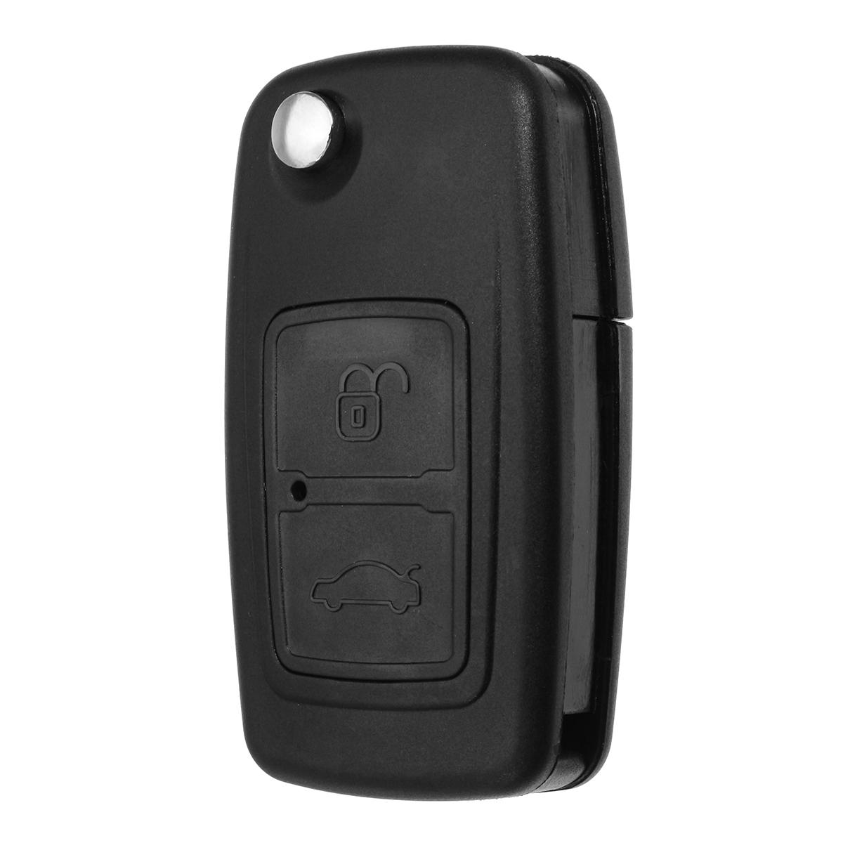 2 Buttons Car Flip Remote Key Fob Case Shell with Blade Remote Control Folding Key Blank For Chery A5
