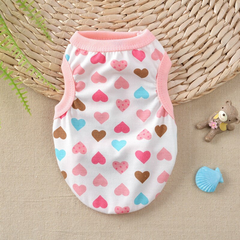 Pet Dog Clothes For Dog Cat Vest T Shirts Pet Costume Cotton Clothes For Small Dogs Chihuahua Cool Puppy's kitten's Clothes 25: XS / E