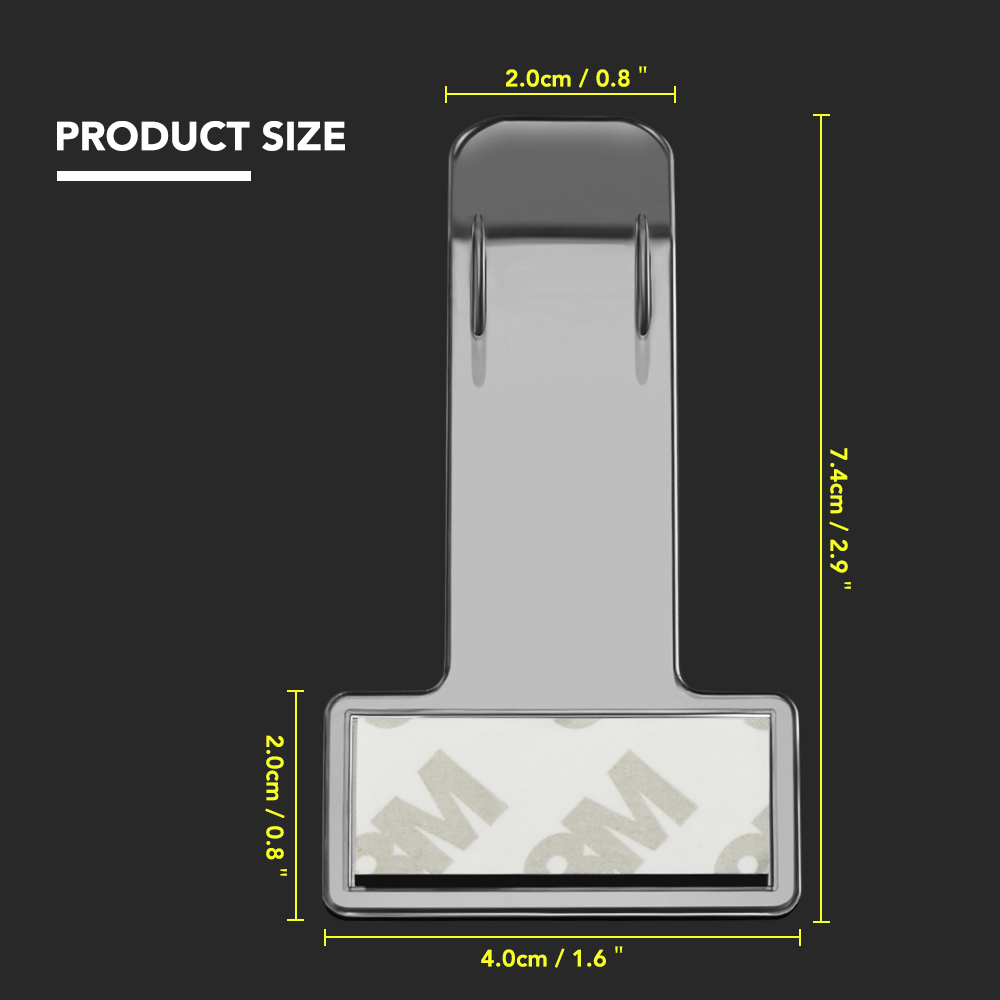 Car Parking Ticket Holder Clip Sticker for jeep renegade civic honda civic ford fiesta peugeot 207 jetta mk6 honda city vw polo