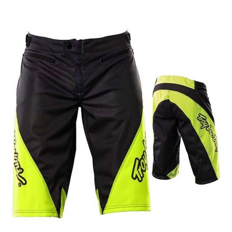 WillBros BMX Racing Black Short Pants Motocross Downhill Bike Sprint Race Shorts For Men: Beige / 30