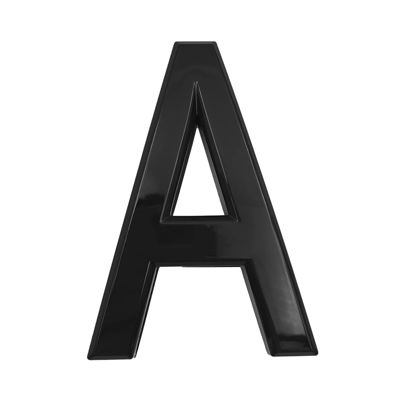 10cm 3D Style Self Adhesive House Numbers and Letters Door Address Number Stickers for Apartments Mailbox Office Hotel Room: A