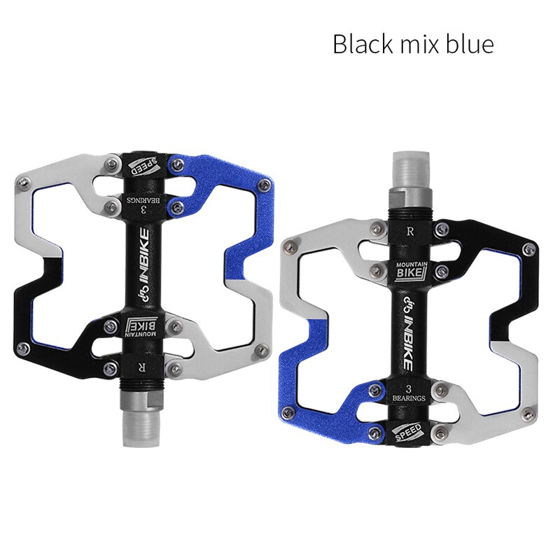 Inbike Ultralight Fiets Pedaal Anti-Slip Ultralight Mtb Racefiets Pedaal Sealed Bearing Pedalen Professionele Fiets Accessoires: Blue