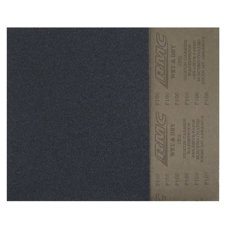 5 ark 9 " x11 " vattentätt sandpapper slipande slipark 60 to 2500 korn för bilslipning av trämöbler: 100