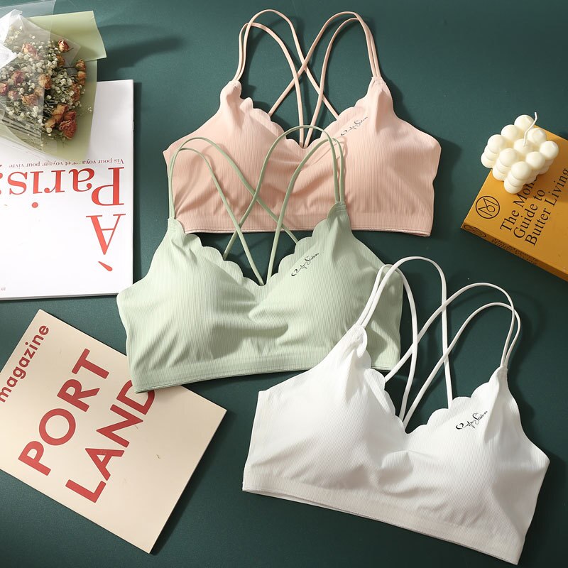 Women Tube Tops Female Crop Top Seamless Underwear Backless Sleeveless Tank Bra Sexy Intimates With Removable Bandeau Top