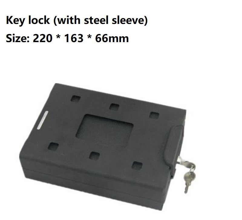Mini voiture en métal Double assurance coffre-fort avec boîte de rangement en acier-corde: Key with cover