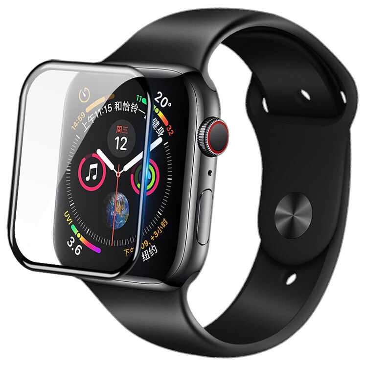 Folia ochronna do zegarka Apple Series 6 5 SE 4 3 2 1 iwatch osłona ekranu 44mm szkło PET do inteligentnego ochraniacza zegarka Pantalla