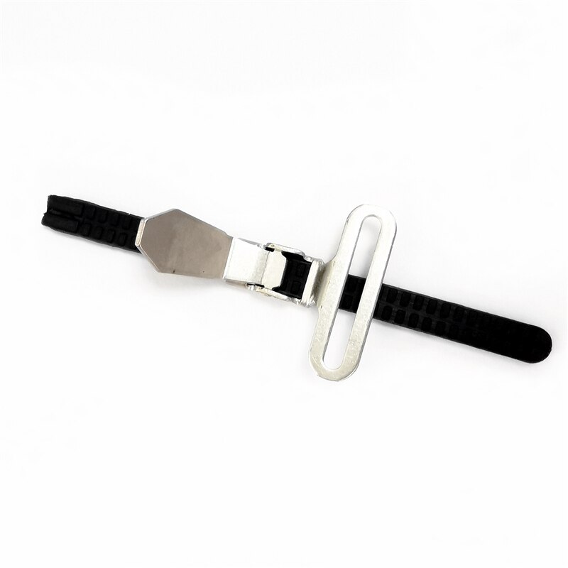 brass material for the women's skirt and uniform adjustable buckles sewing plastic band for 25 mm tape metal hook and bar