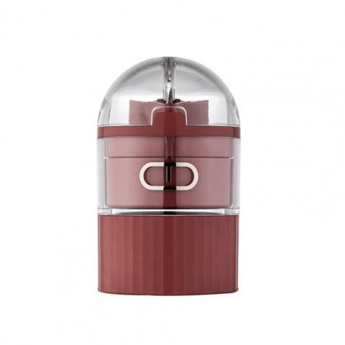 Pil Crusher Transparante Multifunctionele Plastic Draagbare Geneeskunde Cutter Voor Thuis: Rood