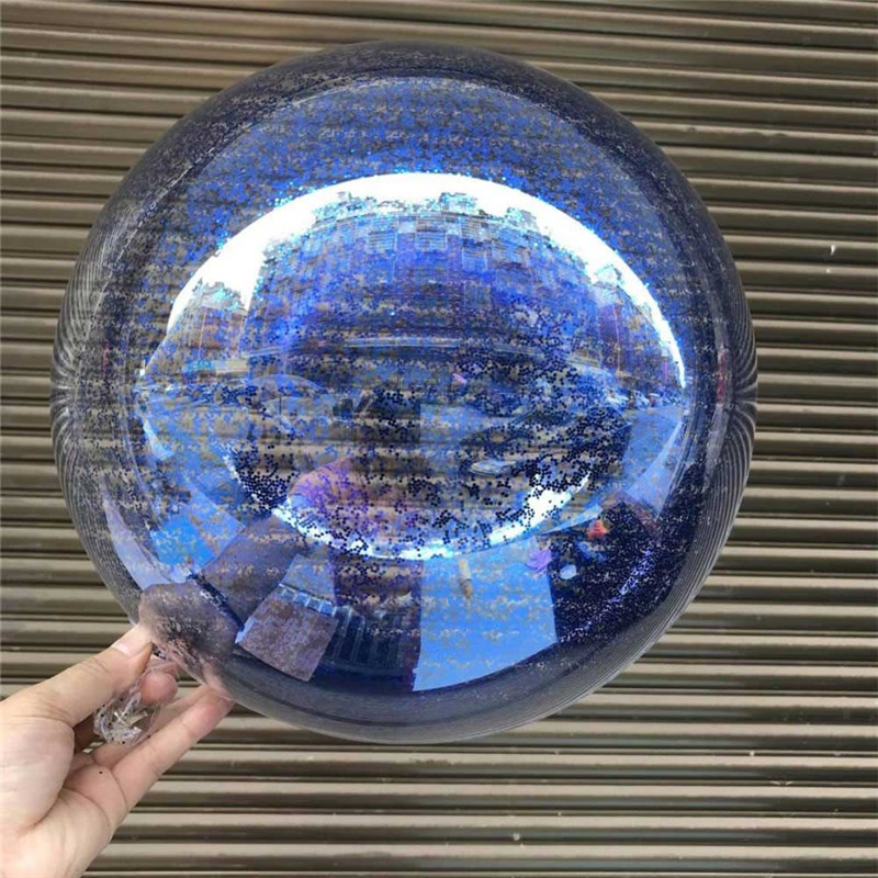 Diy Bruiloft Verjaardagsfeestje Decoratie Bobo Ballonnen 18 Inch Kleurrijke Glitter Ronde Pvc Transparante Kerst Decor Bobo Globos