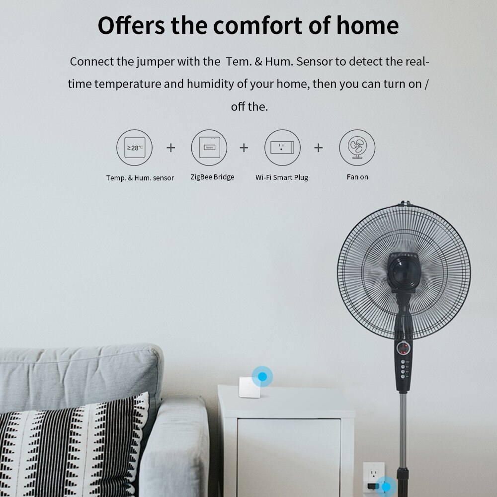 SONOFF Zigbee Bridge Temperature And Humidity Sensor Motion Sensor Window Sensor Zigbee Switch Smart Home Work With Google Home