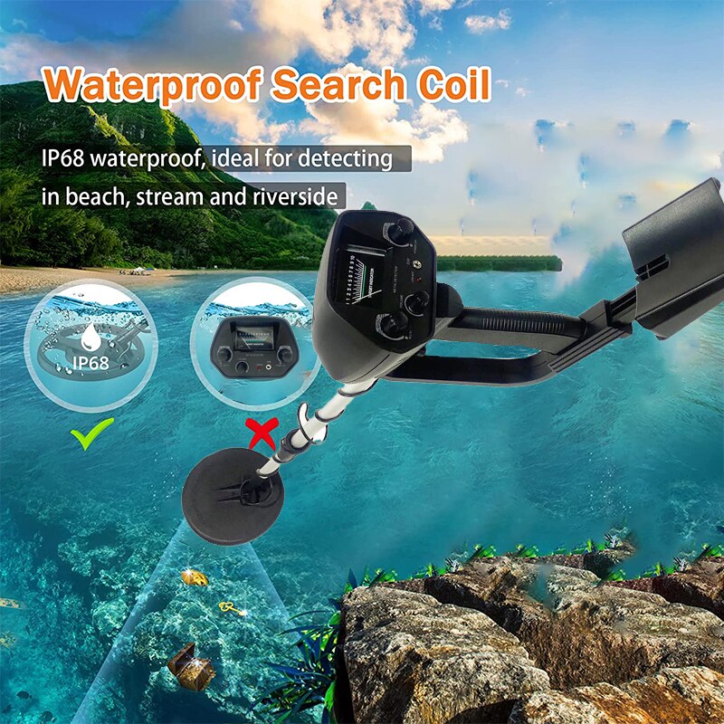 2022 Md 4030 Metal Detector Underground Gold Detector MD-4030 Metalen Lengte Verstelbare Schat Hunter Seeker Draagbare Detector