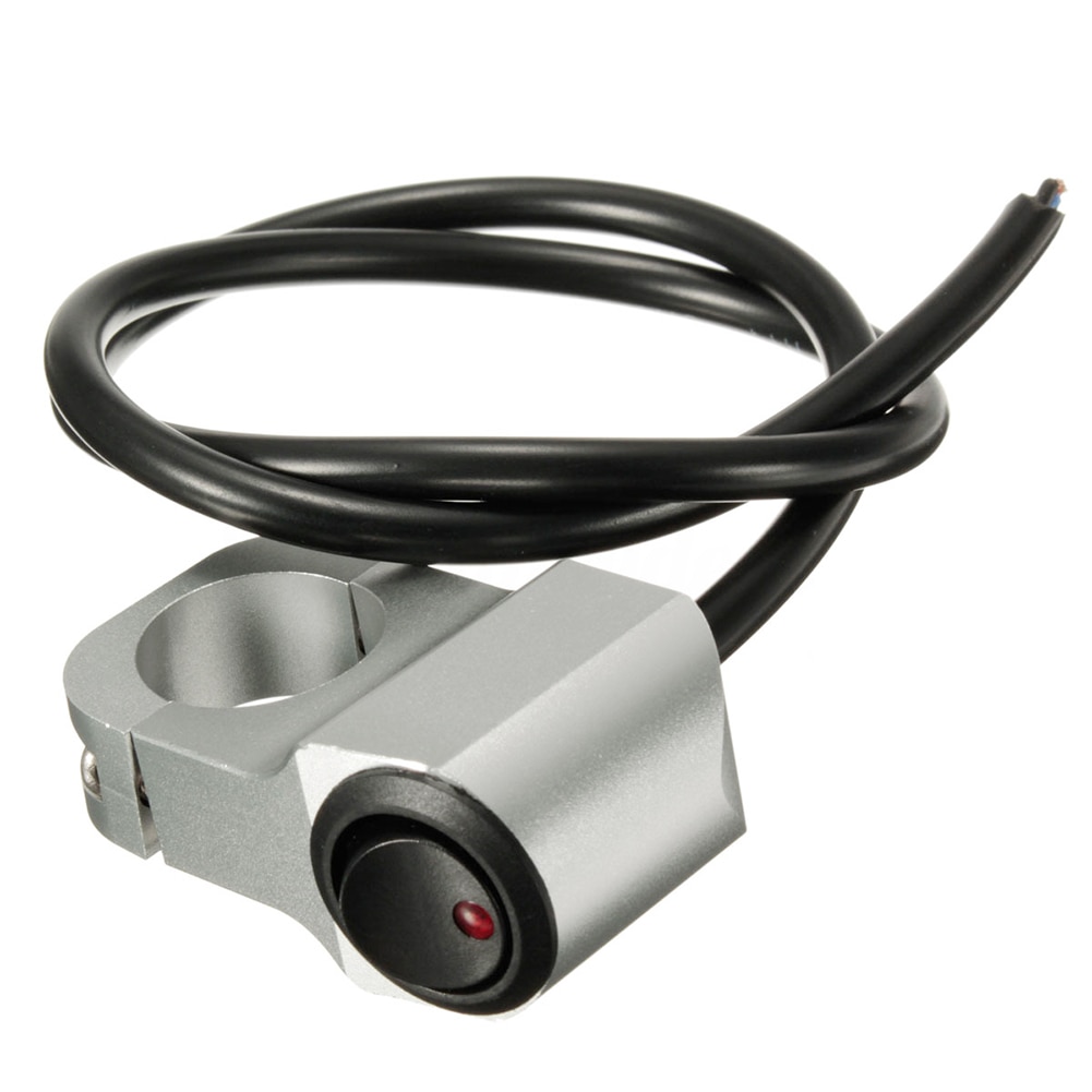 12V 10A Motorcycle Handlebar Headlight Fog Spot Light Waterproof On Off Switch