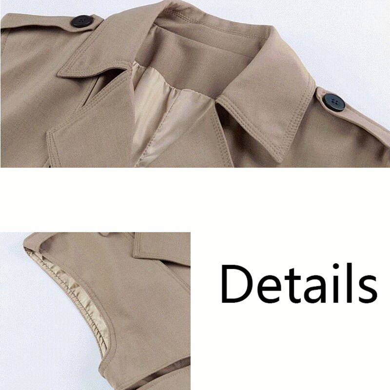 Trench-coat sans manches pour femmes, ceinture de printemps, couleur Pure, passe-partout, de rue, coupe-vent, Style coréen Ins