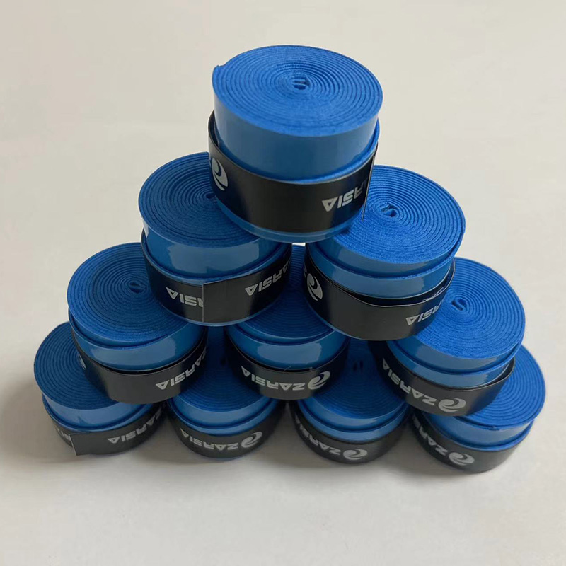 10PCS ZARSIA Sticky Anti-skid Tennis Racket Grip Anti-Sweat Badminton Grips Tennis Raquet Overgrips: Blue