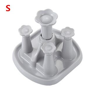 Bloem plastic beker opbergrek bekerhouder huishoudelijke glazen mok lekbak babyfleshouder standaard plank: C