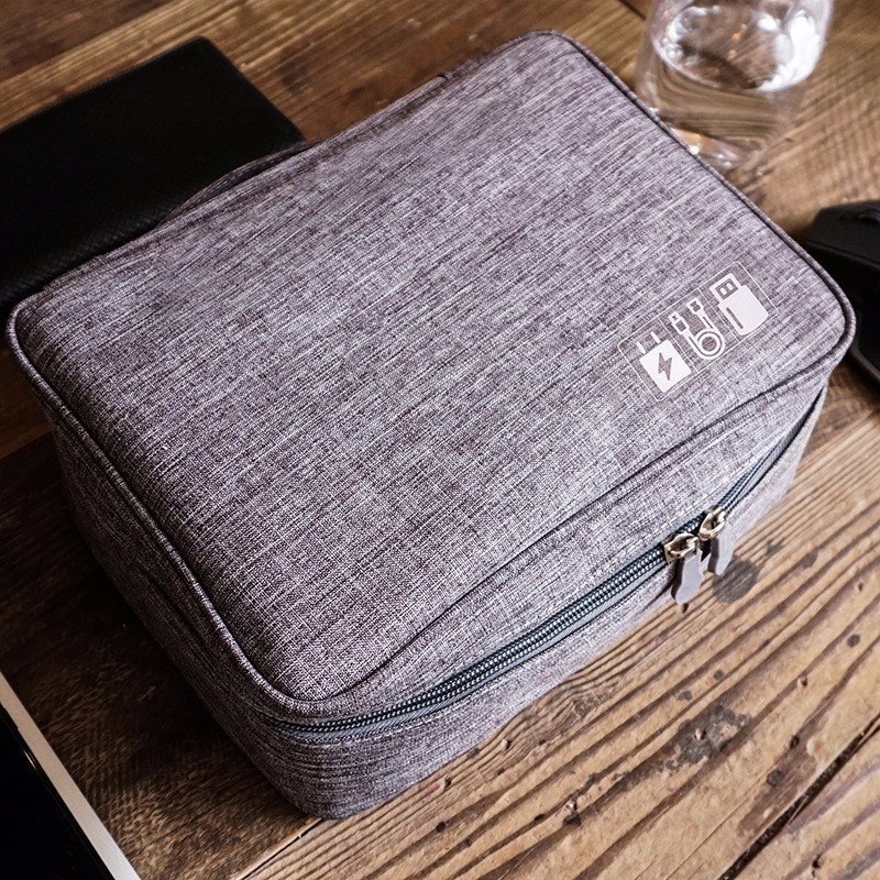 Bolsa de viaje portátil para hombre, bolsa de Cable Digital, cargador de Cable de alimentación, organizador de auriculares, accesorios electrónicos para maleta