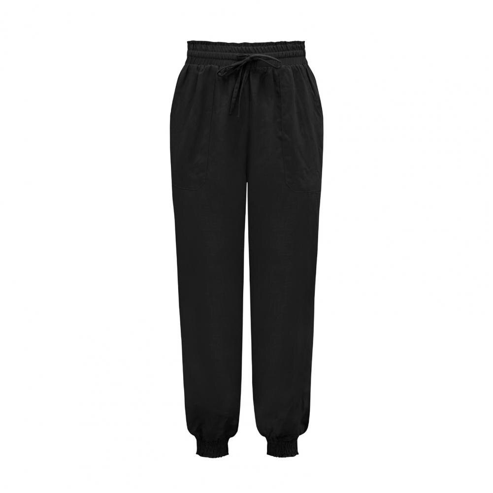 Pantaloni a molla pantaloni da donna in puro stile semplice a vita media per pantaloni da donna a casa pantaloni da donna