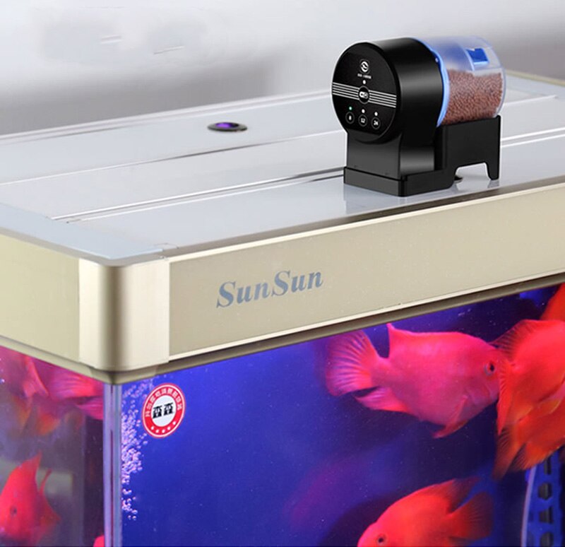 Alimentation automatique étanche à l'humidité | Distributeur automatique WIFI Programmable pour Aquarium poissons, réservoir, minuterie, alimentation électrique, distributeur d'aliments poissons