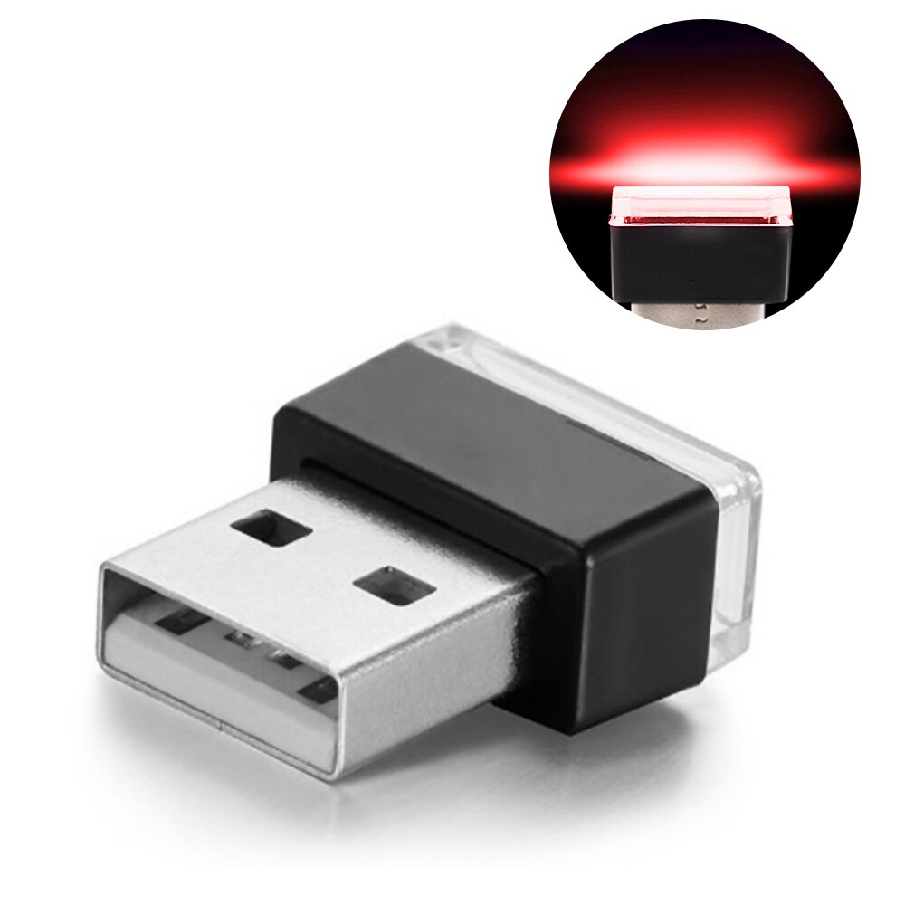 Mini Led Auto Licht Auto Interieur Usb Sfeer Licht Plug Auto Ambient Lamp Noodverlichting Pc Auto Producten Auto Accessoire: 05