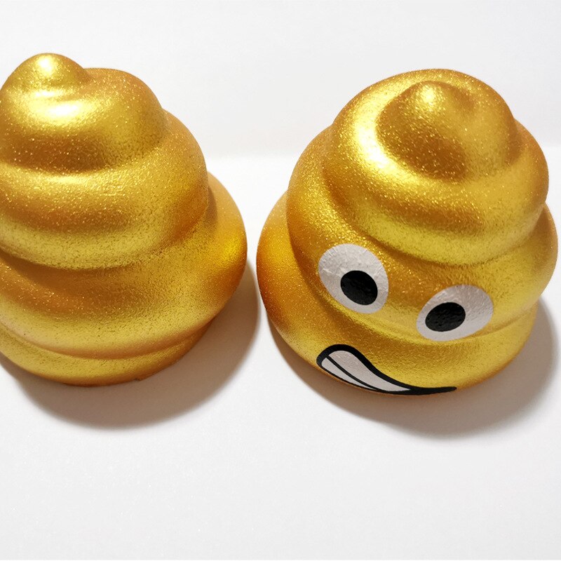 Funny Poop expression Squeeze Ball Toy Pressure Relief Kids Doll Fun Props