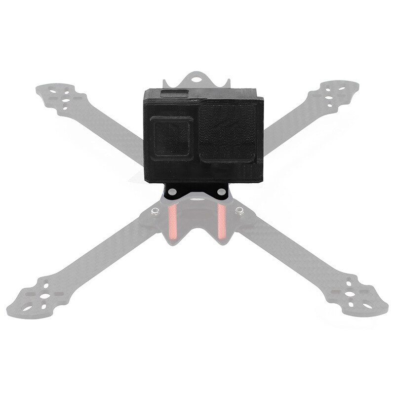 Coque de protection imprimée en TPU 3d-avec Base d'angle de réglage aérienne FPV pour caméra d'action GoPro Hero 8