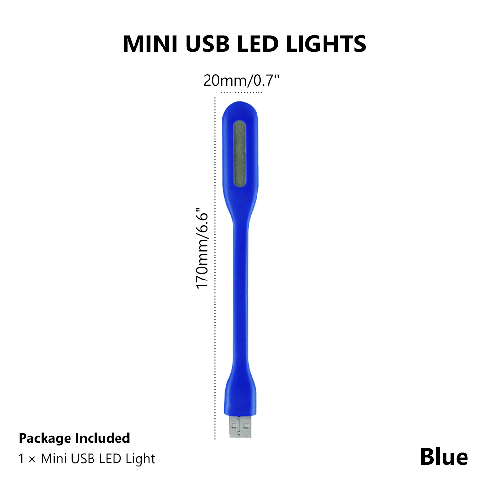 Portable USB 5V LED Reading Lamp Mini Book Light Foldable Camping Night Lights Table Lamps For Power Bank PC Notebook Laptop: green