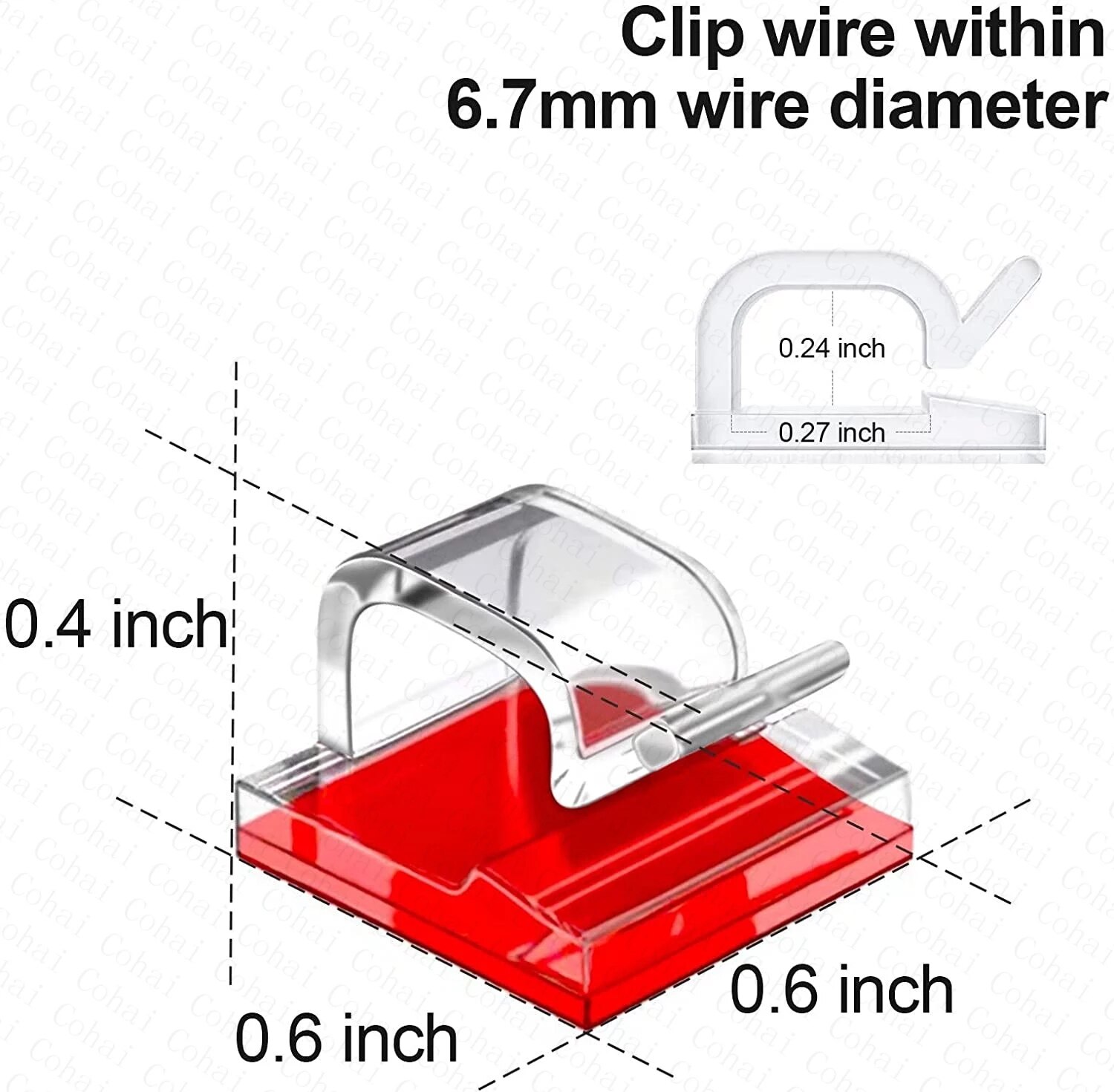 Cable Organizer Clips Wire Winder Manager Holder Earphone Mouse Cord Clip Protector Self Adhesive USB Cable Management For Car