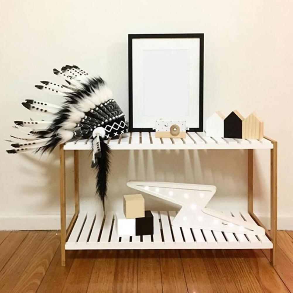 Sombrero especial, tocado sintético duradero, tocado indio nativo americano de plumas sintéticas