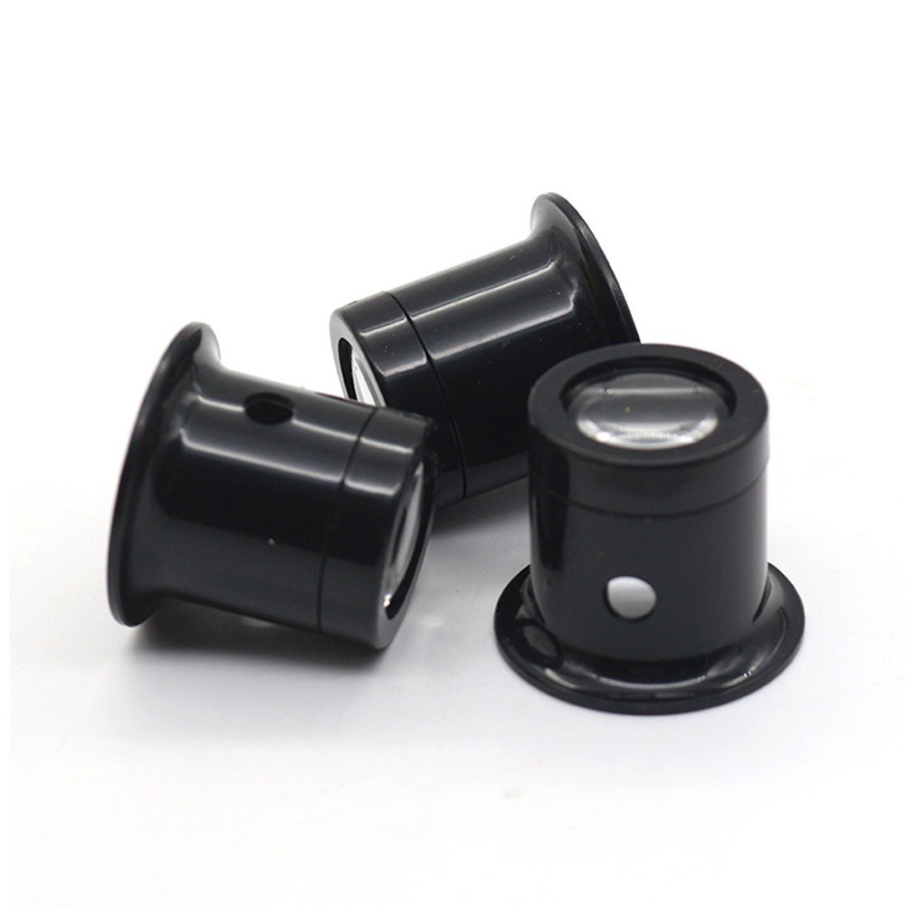 Magnifying Glass Loupe Lens Portable Monocular 10X Magnifying Glass Magnifier Watch for Eye Magnifier Len Repair Kit Accessories
